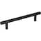 Elements 128 mm Center-to-Center Matte Black Naples Cabinet Bar Pull 176MB - alternate 1